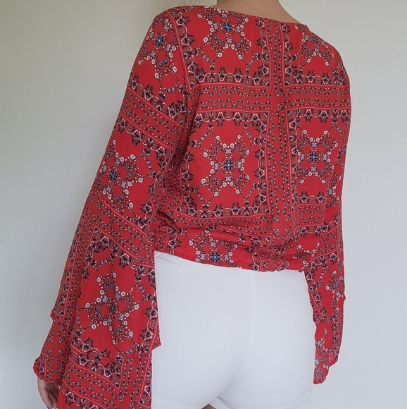 Small altar d'etat bohemian long sleeve top - Picture 2 of 5